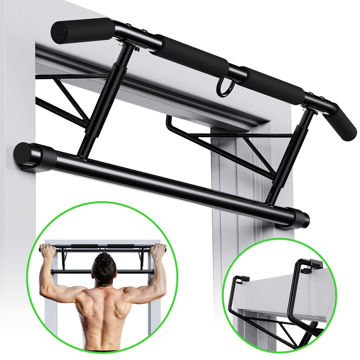 Clamp Doorway Pull up Bar - Fiti Zest